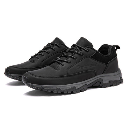 🔥Best Seller-Men's Comfortable Arch Support Shock Absorbing Orthopedic Leather Sneakers