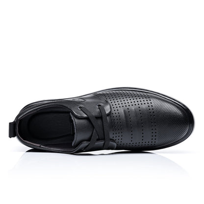 Men’s Comfortable Leather Shoes With Arch Support & A Roomier Fit