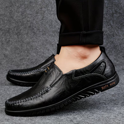 Men’s Genuine Cowhide Leather Comfort Loafers