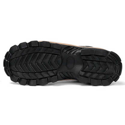 Men's Wear Resistant Waterproof Non-slip Anti-skid Anti-puncture Hiking Shoes Orthopedic Wide Toe Arch Support Walking Shoes