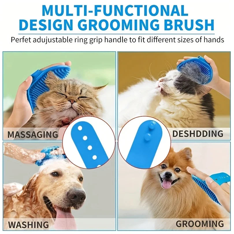 2Pcs Pet Grooming Kit for Dog Cat Rabbit Fur