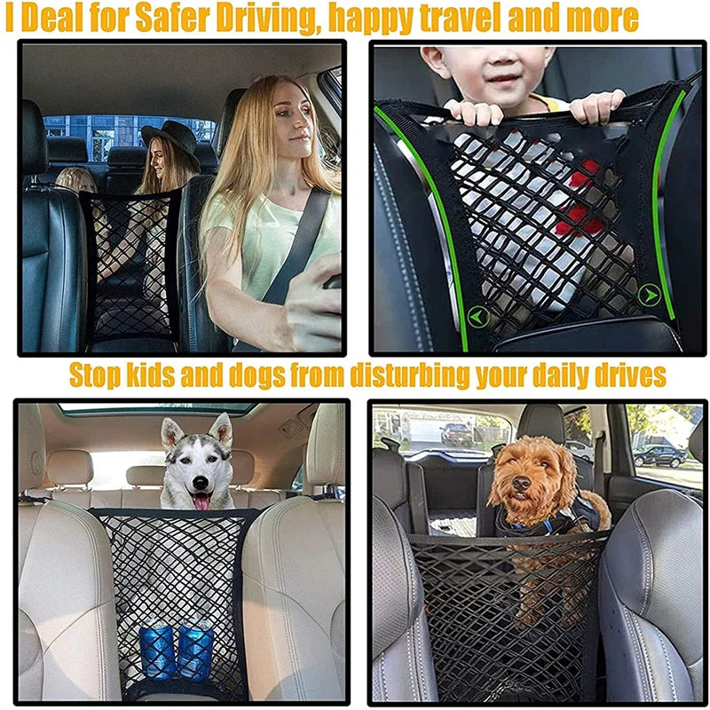 Dog Car Net Travel Safety Barrier