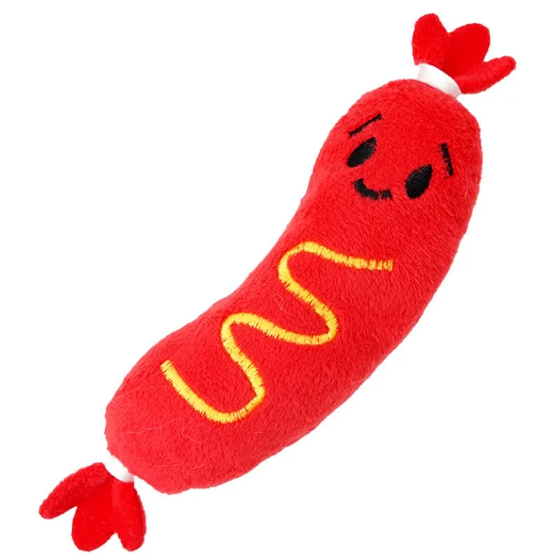 Hot Dog Chewing Toy
