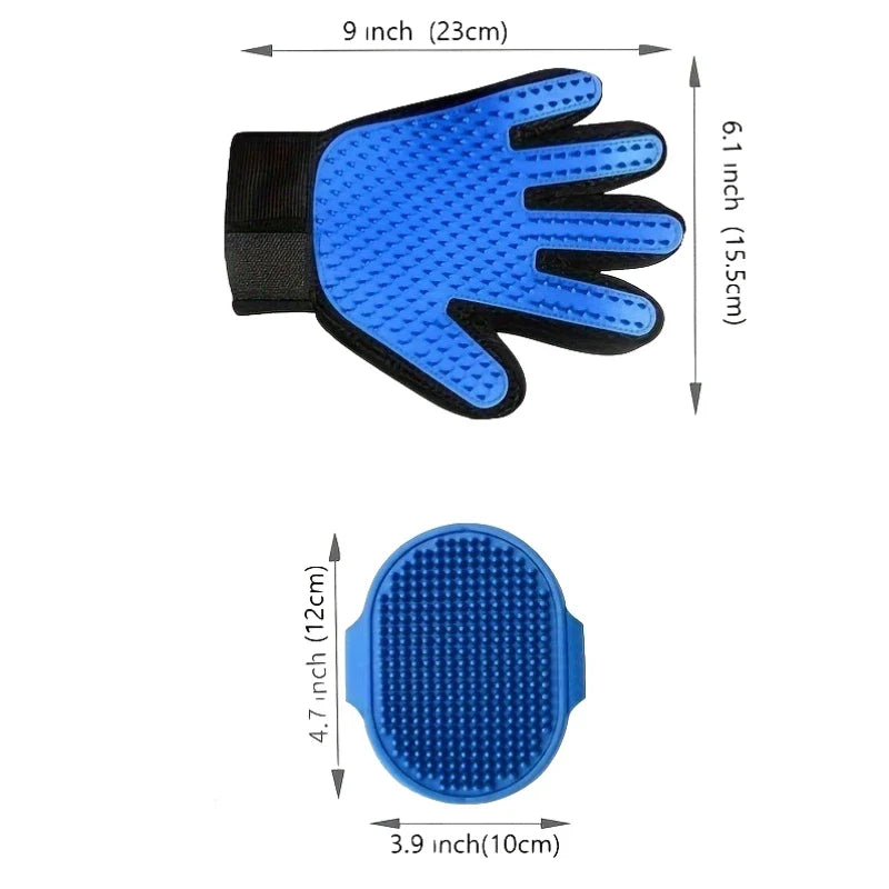 2Pcs Pet Grooming Kit for Dog Cat Rabbit Fur