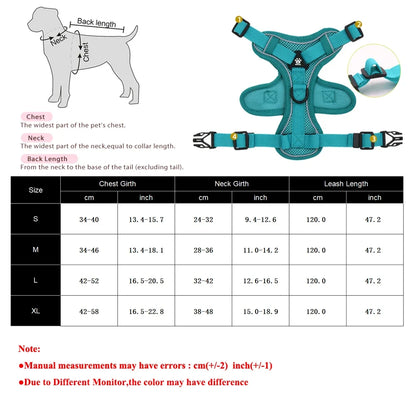 Dog Harness Leash Set For Small Medium Dogs