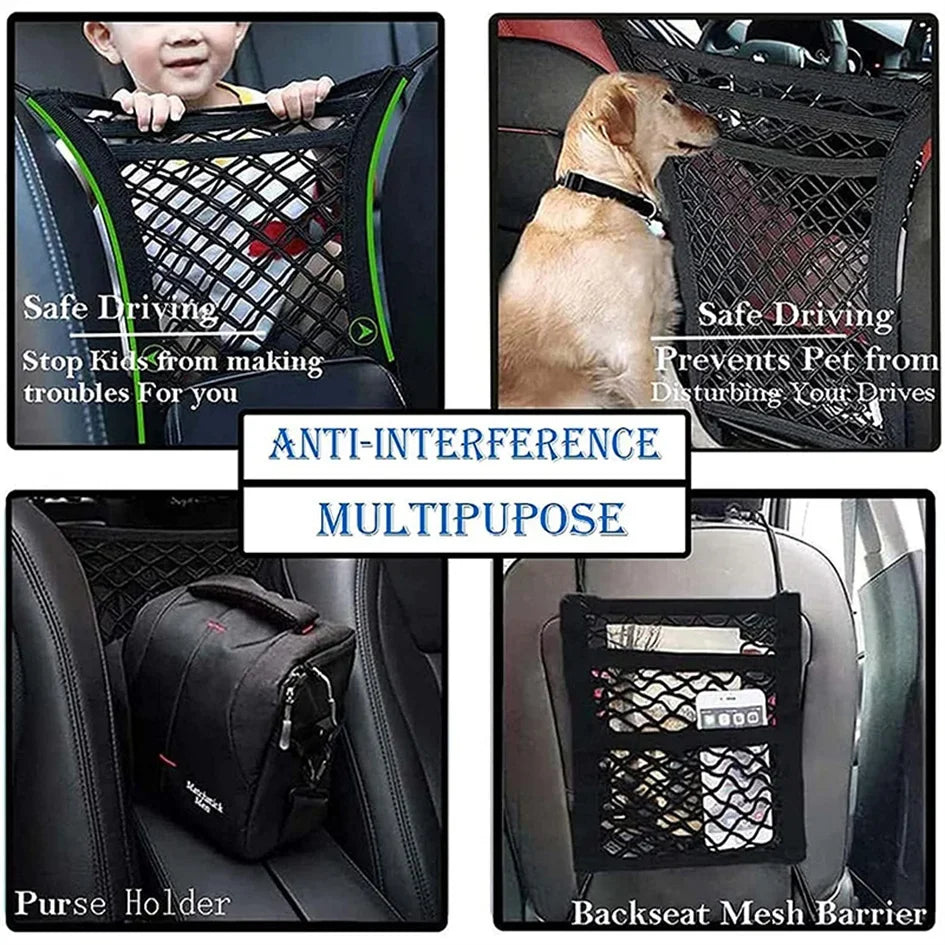 Dog Car Net Travel Safety Barrier