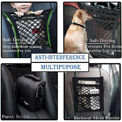 Dog Car Net Travel Safety Barrier