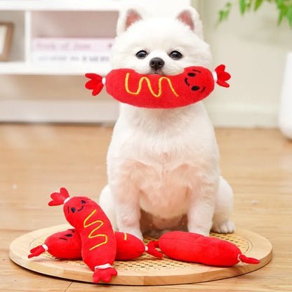Hot Dog Chewing Toy