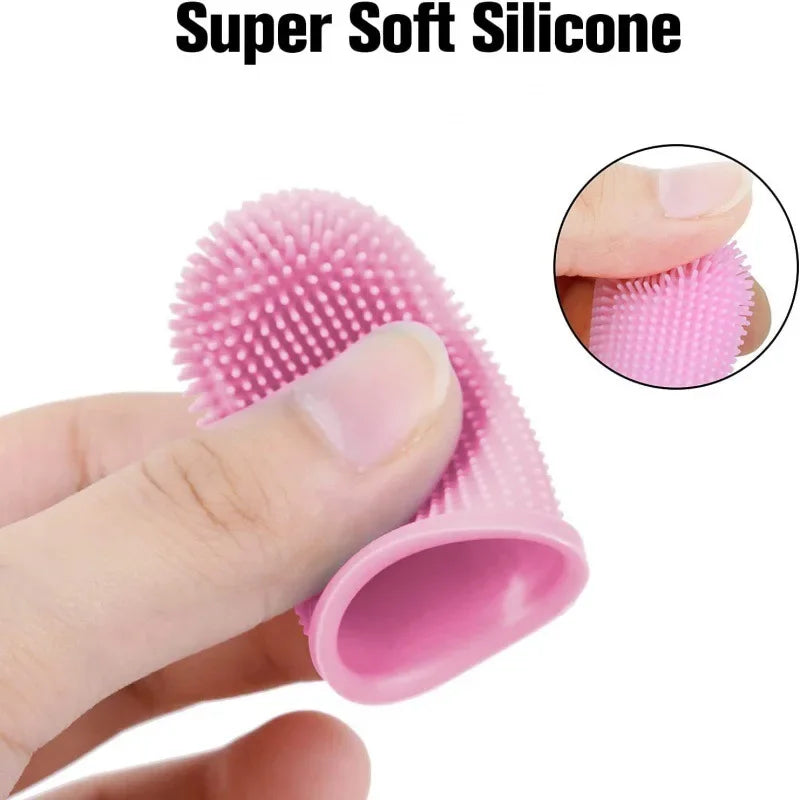 Pet finger toothbrush