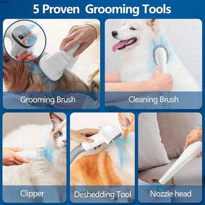Dog Grooming Vacuum & Pet Grooming Kit