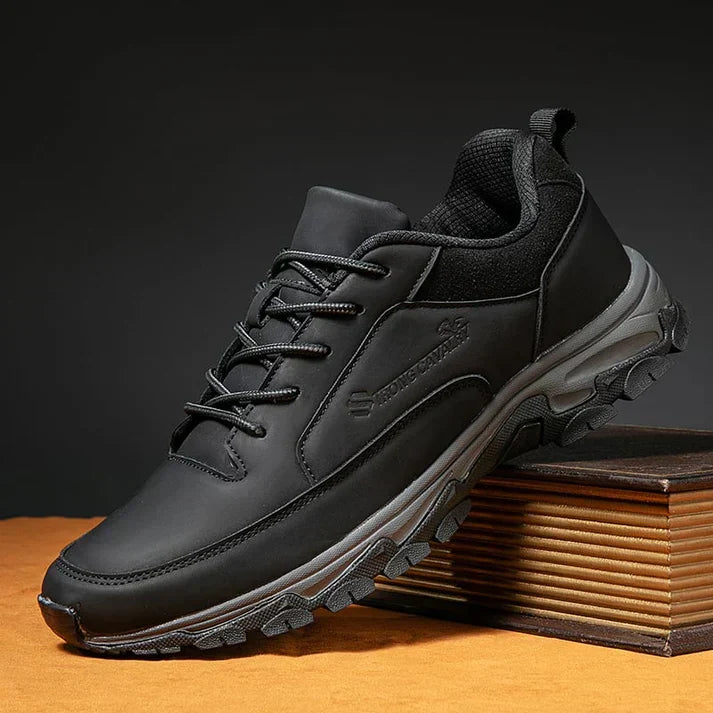 🔥Best Seller-Men's Comfortable Arch Support Shock Absorbing Orthopedic Leather Sneakers