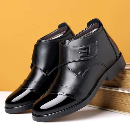 Men‘s Plush Warm Soft  Leather Boots