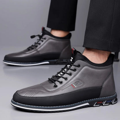 Men’s Classic Leather Business & Casual Shoes – Comfortable Everyday Wear